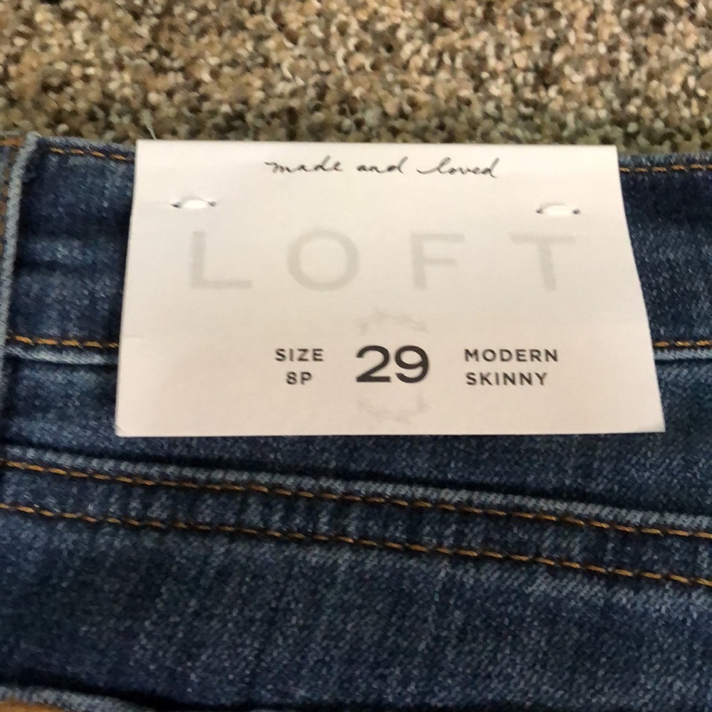 LOFT Distressed Denim - Picture 6 of 6